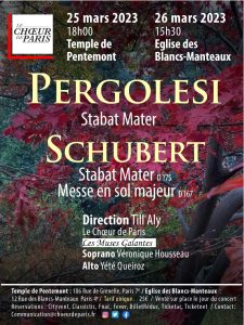 Pergolèse: Stabat Mater - Schubert: Stabat Mater et Messe en sol majeur